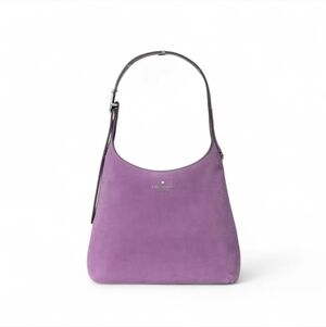 NWT Kate Spade Suede Shoulder Bag Wisteria Retail $349